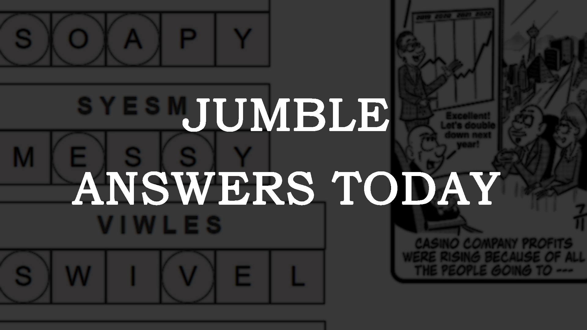 Jumble answers today Friday 23 June 2023 TRAN HUNG DAO School