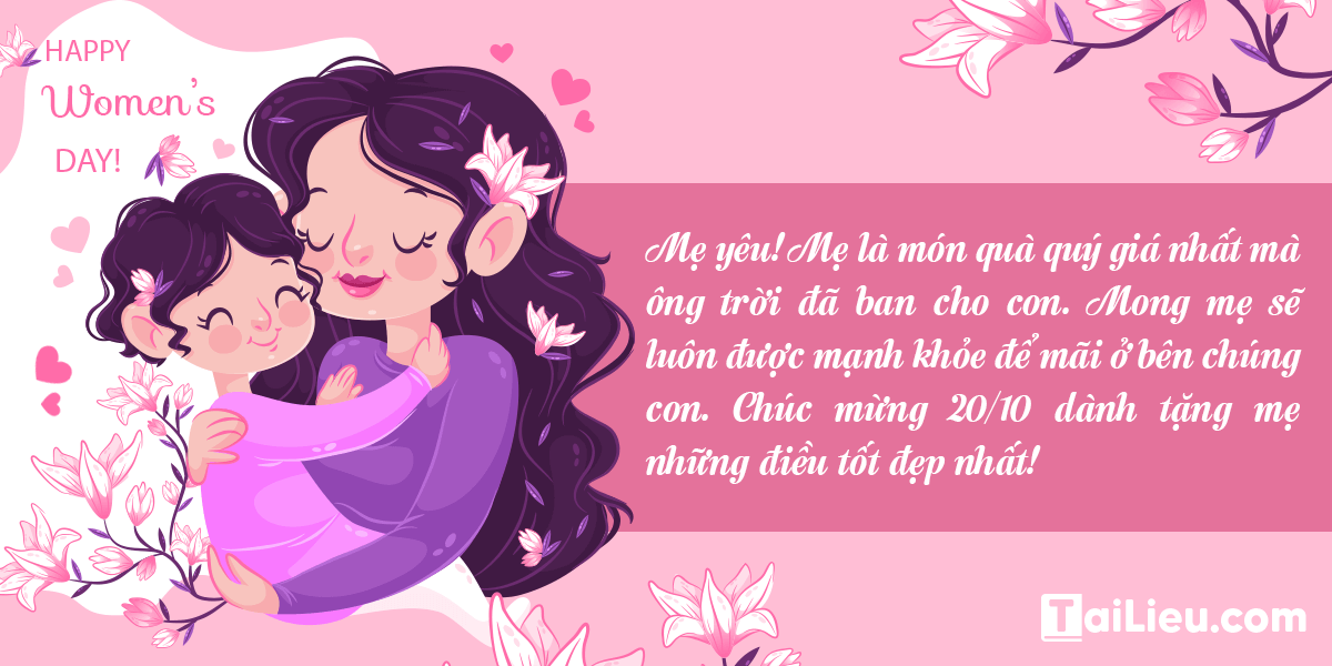Lời chúc 20/10: Hãy cùng chúc mừng ngày Phụ nữ Việt Nam 20/10 với những lời chúc tuyệt vời nhất. Xem hình ảnh những bông hoa tươi sáng và thông điệp ý nghĩa dành cho những người phụ nữ quan trọng trong cuộc đời bạn.