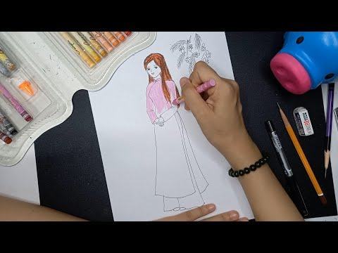 Vẽ Cô Giáo Anime – #40 Cách Vẽ Cô Giáo Mặc Áo Dài | How To Draw A Teacher |  Din Din Tv - Trần Hưng Đạo
