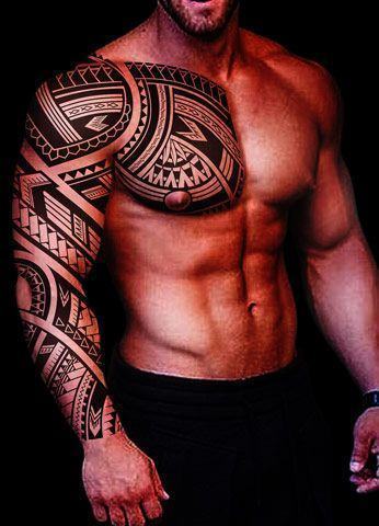 Hình xăm Maori Samoa trên bắp tay