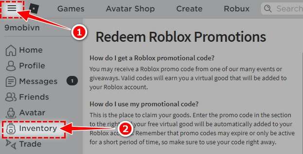 cách nhận đồ miễn phí trong roblox 5
