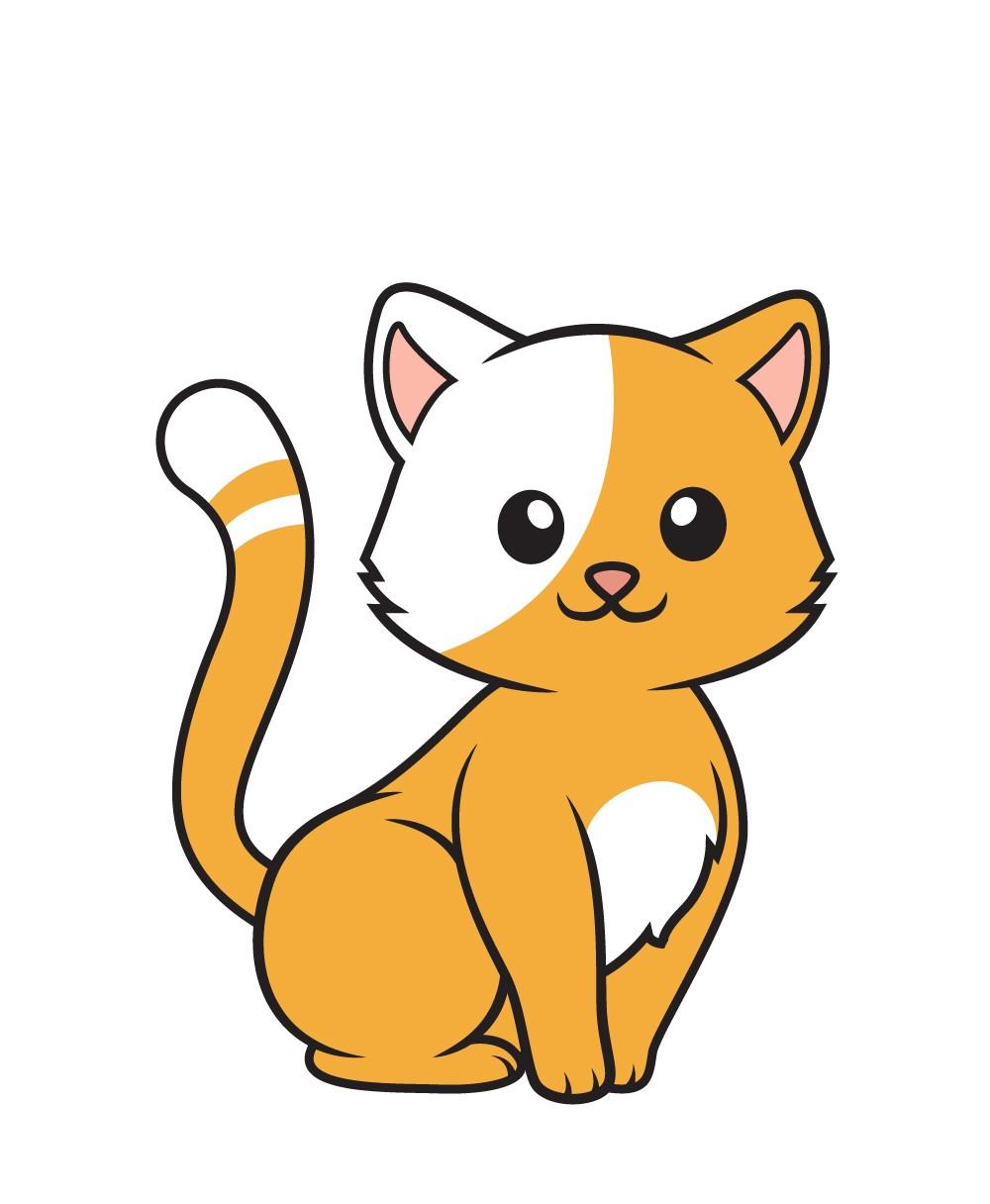 Cách vẽ con mèo đơn giản cute đẹp nhất [Hình vẽ mẫu con mèo cute] - TRƯỜNG  THPT TRẦN HƯNG ĐẠO