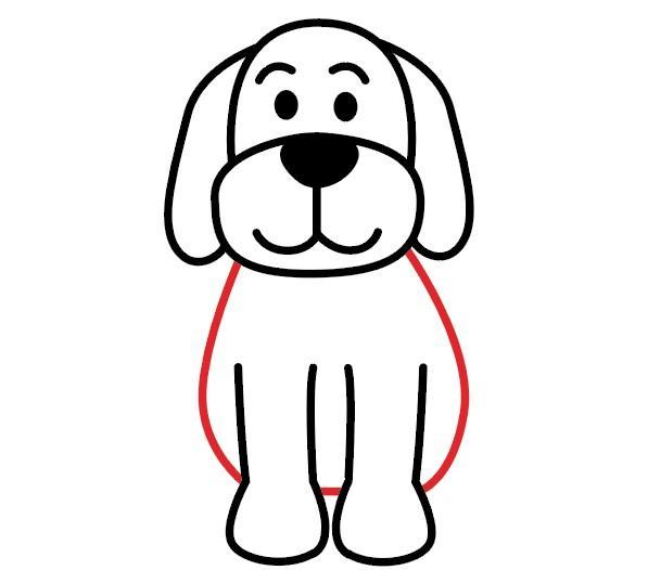 Cách vẽ con chó đơn giản nhất [Mẫu hình vẽ con chó cute] đẹp nhất - TRƯỜNG  THPT TRẦN HƯNG ĐẠO