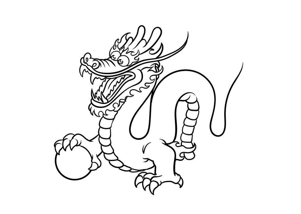 Vẽ con Rồng  Vẽ rồng  Cách vẽ hình rồng  How to Drawing a Dragon   YouTube