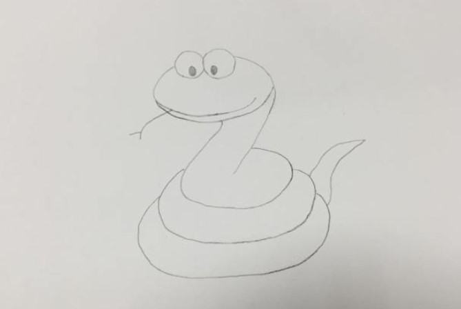 vẽ con rắn 5