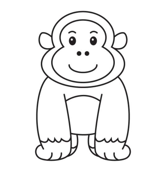 Hướng dẫn cách vẽ CON KHỈ  Tô màu con Khỉ  How to draw A Monkey  YouTube