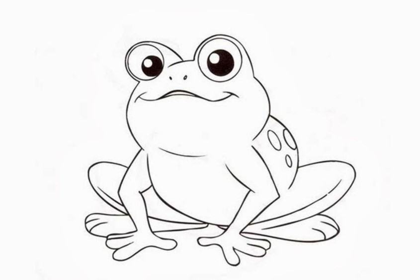 cách vẽ 8 .  con ếch