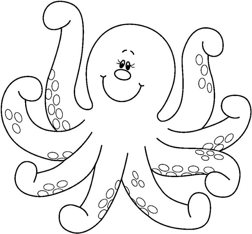 vẽ con bạch tuộc 12
