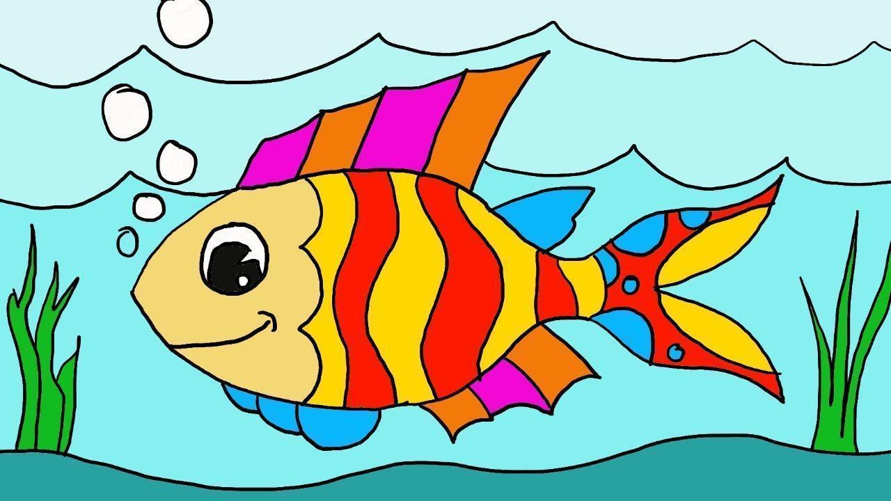 Cách vẽ con cá đẹp [Đủ 101 hình vẽ cá biến hoá đủ hình dáng, màu ...