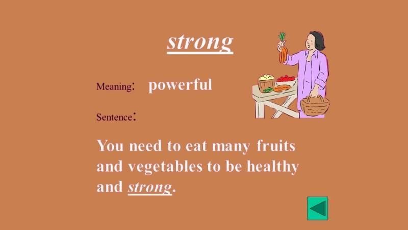 Các từ đồng nghĩa với strong danh từ là gì?
