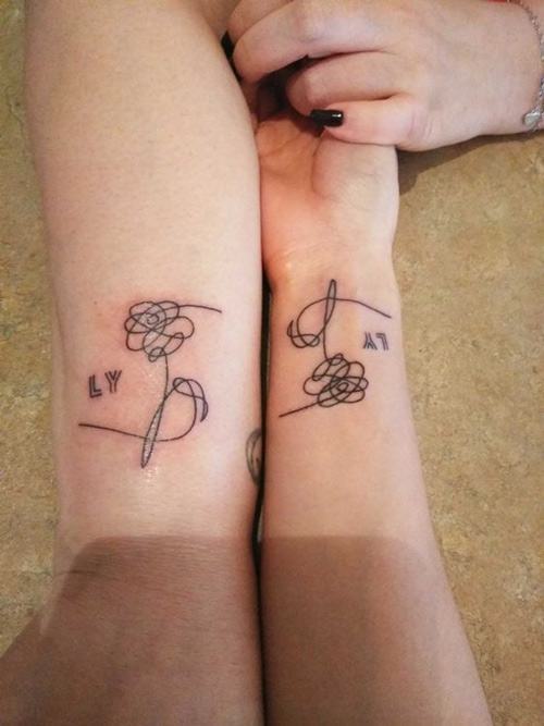 Love Yourself Couple Tattoo