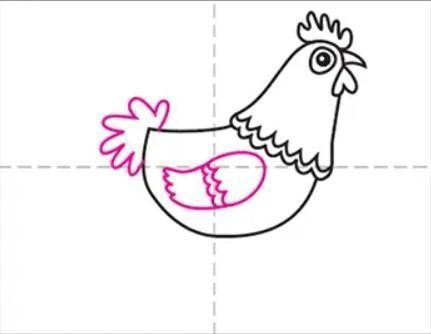 4 cách dạy bé vẽ con gà cực đơn giản con thực hành vẽ dễ dàng