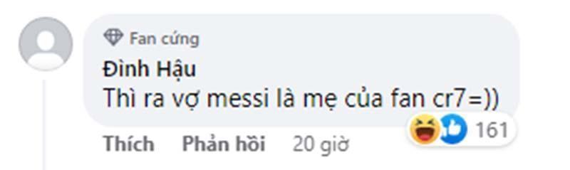 Vợ Messi đánh nhau, chửi bới "người hâm mộ CR7" Ném kẹo ăn dở vào người hâm mộ