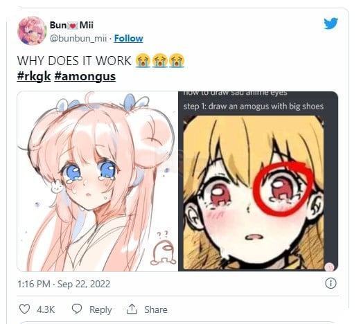 Hóa ra dùng Meme Su là cách vẽ mắt buồn dễ nhất trong Anime 4