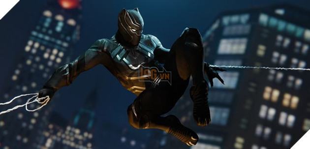 Bản mod làm lại Người Nhện cho phép Black Panther bắn mạng quanh New York 3