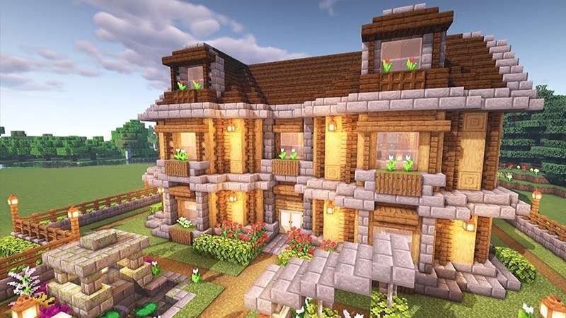 Cách xây nhà trong Minecraft đơn giản và Mẫu đẹp nhất 2023