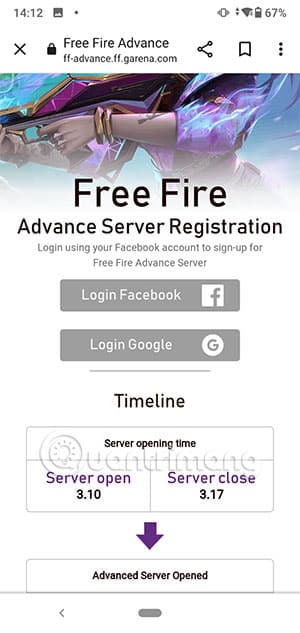 Tải Free Fire OB33, Free Fire Advance Server mới nhất