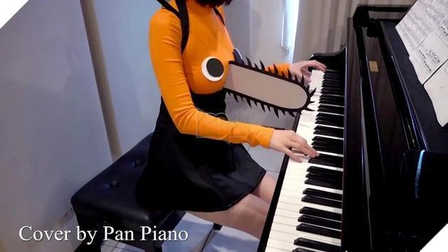 Pan Piano hóa thân thành Pochita, fan chỉ biết trố mắt nhìn