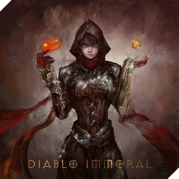 Diablo Immortal Fan Art giới thiệu vũ khí tối thượng trong game 2