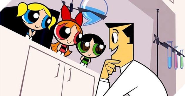Gia đình Spy X với Powerpuff Girls hoạt hình