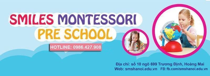 Smiles Montessori Pre – School với hệ thống giáo dục bài bản
