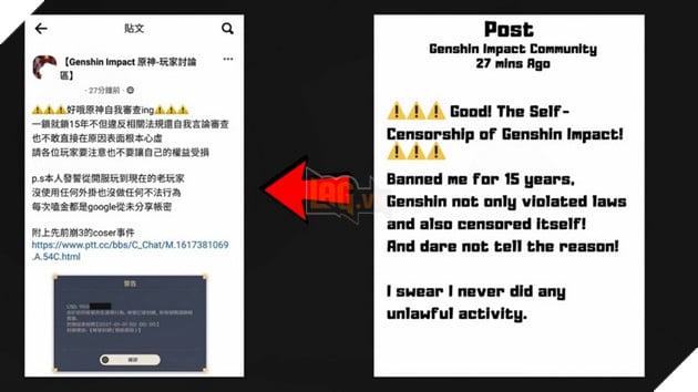 Game thủ Genshin Impact bị cấm 15 năm vì xúc phạm nhiều vấn đề nhạy cảm về Trung Quốc 2