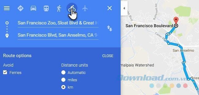 Tận dụng tính năng hữu ích dành cho người đi xe đạp của Google Maps