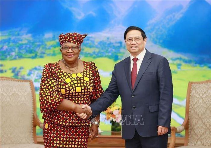 Thủ tướng Phạm Minh Chính tiếp Tổng Giám đốc Tổ chức Thương mại Thế giới