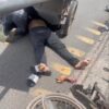 Kẹp tôn xe tải gây tai nạn ở Đồng Nai