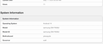 Galaxy Z Fold6 xuất hiện trên Geekbench với Snapdragon 8 Gen 3
