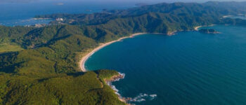 Đảo Thanh Lân có diện tích khoảng 27km2, rừng tự nhiên che phủ hơn 70%